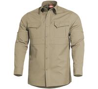 Pentagon Plato Tattica Camicia Uomo Manica Lunga Traspirante Asciugatura Khaki