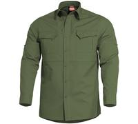 Pentagon Plato Tattica Camicia Uomo Manica Lunga Uniforme Sicurezza Camo Green