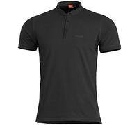 Pentagon Uomo Levantes Henley Maglietta Nero Taglia M