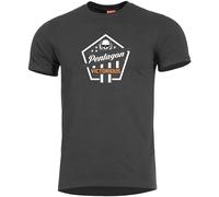 Pentagon Victorious Maglietta T-shirt Pesca Trekking Viaggio Escursioni Nero