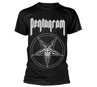 Pentagram 'Relentless' (Nero) T-Shirt - NUOVO E UFFICIALE