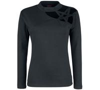 Pentagram Shoulder Longsleeve Top 2X NUOVO