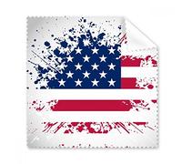 Pentagramma a forma di stelle e strisce bandiera America Country occhiali panno di pulizia Gift Phone Screen Cleaner 5PCS
