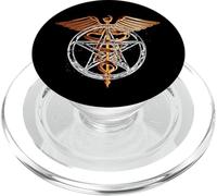 Pentagramma del Caduceo PopSockets PopGrip per MagSafe