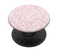Pentagramma gocciolante rosa pastello grunge punk gotico satanico 666 PopSockets PopGrip Adesivo