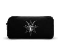 Pentagramma satanico con Bafometto e capra, astuccio semplice grande 22 * 1