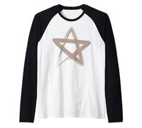 Pentagramma Spirito sulla Materia Wicca Esoterismo Streghe Maglia con Maniche Raglan