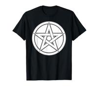 Pentagramma Wicca Spirito sulla Materia Goth Streghe Maglietta