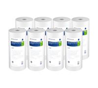 Pentair Pentek DGD-5005 Big Blue Sediment Water Filter, 25,4 x 11,4 cm, cartuccia filtrante di ricambio in polipropilene a doppia sfumatura resistente, 25,4 x 11,4 cm, 5 micron, confezione da 8