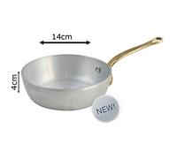 Pentalux Padella a servire monoporzione Alluminio Puro 99,5% Spessore 3mm (14cm)