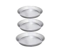 Pentalux Set 6pz (2X Parte 24cm 20cm 16cm) Pezzi Stampo tortiera conica Bassa in Alluminio ruoto per pastiera napoletana Pizza di Grano…