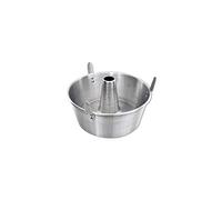 Pentalux Ruoto Americano Tortiera in Alluminio con Piedi CM.20 - Stampo per Ciambellone, Chiffon Cake, Torte Salate, Dolci - grigio alluminio 8019139039210