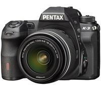 Pentax K 3 Kit Fotocamera e Obiettivo, Sensore CMOS APS C da 24.71 mp Senza Filtro AA, Display LCD da 3,2”, Video Full HD, Nero, 18 x 55 mm