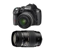 Pentax K-50 + 18-55 DAL WR + TAMRON 70-300 Di LD Kit fotocamere SLR 16.28MP CMOS 4928 x 3264Pixel Nero