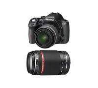 Pentax K-50 + DAL 18-55 WR + 55-300 HD WR Kit fotocamere SLR 16.28MP CMOS 4928 x 3264Pixel Nero
