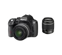 Pentax K-50 Fotocamera e obiettivo DA-L 18-55 WR e DA-L 50-200mm WR, sensore CMOS APS-C da 16,49 Megapixel, Display LCD da 3”, Video Full HD, Nero