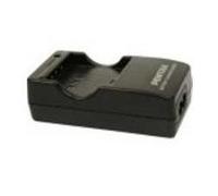 Pentax K BC8E Caricatore Batterie, Nero