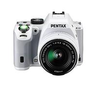 Pentax K-S2 Kit Obiettivo DA-L 18-50 DC WR RE, Sensore CMOS da 20 Megapixel senza Filtro AA, Display LCD Orientabile da 3", Connettività Wi-Fi ed NFC, Bianco
