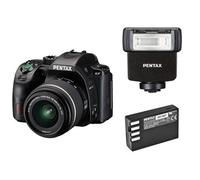 Pentax KF + 18 -55 mm WR + flash gratuito AF 180 FG + batteria gratuita D-Li 109