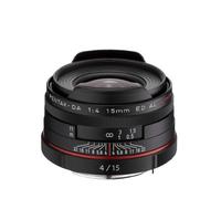 PENTAX - HD DA 15mm F4 ED AL Limited, SLR, 8/6, Ampio, 0,15x, Alluminio, Nero - SPEDIZIONE GRATUITA
