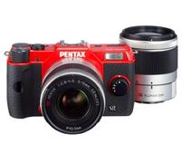 Pentax Q10 + SMC 5-15mm + SMC 15-45mm MILC 12.4MP 1/2.3" CMOS 4000 x 3000Pixel Nero, Rosso