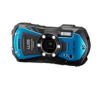 PENTAX WG-90 Blu - Fotocamera compatta digitale di classe standard, resistente all'acqua, progettata per la fotografia subacquea occasionale fino a una profondità di 14 metri