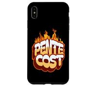 Pentecoste Santi Cattolici Fuoco Fiamma Spirito Santo Custodia per iPhone XS Max