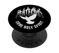 Pentecoste Vieni Spirito Santo Colomba Cattolica PopSockets PopGrip Adesivo