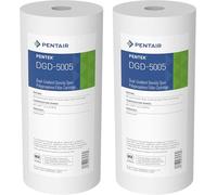 Pentek DGD-5005 Big Blue Filtro per l'acqua, in polipropilene, bianco