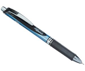 Pentel 0.5mm Energel-Xm Refilable Retractable Gel Roller with Metallic Looking B