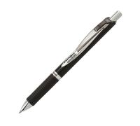 Pentel 0.7 mm EnerGel Permanent Security Pen - Black (Pack of 12), BLP77-A Black