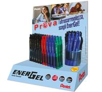 PENTEL - 0100941 - Roller Energel X - a scatto - 0,7 mm - Pentel - expo 60 pezzi - 87298 - Conf. da 1 Pz.