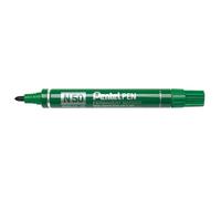Pentel 737858 - Marcador permanente, punta cónica, color negro