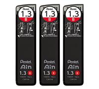 Pentel Ain AMZ-XC2813B3P - Mine meccaniche, 1,3 mm, B, 3 pezzi