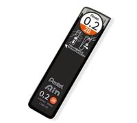 Pentel Ain Leads Refill for Mechanical Pencil | 0.2mm | 2B | 20pcs