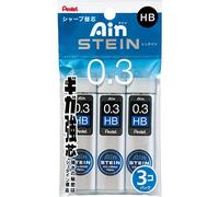Pentel Ain Stein Mechanical Pencil lead, 0.3 mm HB, 15 Leads 3 Pack (xc273hb-35)