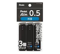 Pentel Ain XC285HB-3P - Mine meccaniche, 0,5 mm, HB, 3 pezzi