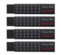 Pentel AMZ-ZETH17SMN4 Gomme Smash, Nero, 4 Pezzi