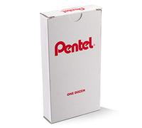 Pentel Arts 0.8mm Hybrid Technica Gel Pen, Nero, Box of 12 (KN108-A)