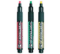 Pentel Bagnato Cancella Gesso Evidenziatore Medio Scalpello Punta Verde, Rosso,