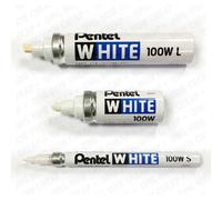 Pentel Bianco Permanente Vernice Pennarello Penna Assortito Misura 3 Pack - 100W