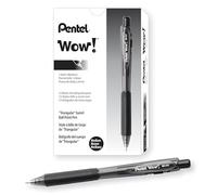 Pentel BK440 Wow Penna Sfera, Nero, 12 pezzi