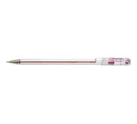 Pentel BK77F -Set di 12 penne, punta retrattile in metallo, 0,7 mm rosa