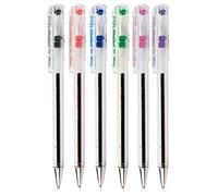 Pentel BK77S Superb Penna a Sfera Mini, Assortito, 6 Pezzi