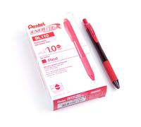Pentel BL110 Roller Gel Energel X 1.0, Rosso 12 pz 1 unità (Confezione da 12) Ro