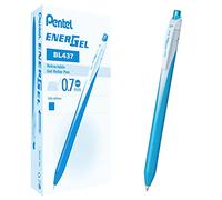 Pentel BL437 Energel Slim roller scatto 0,7 mm, azzurro 12 pz