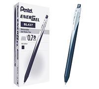 Pentel BL437 Energel Slim roller scatto 0,7 mm, blu scuro 12 pz