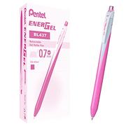 Pentel BL437 Energel Slim roller scatto 0,7 mm, rosa 12 pz