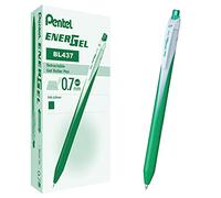 Pentel BL437 Energel Slim roller scatto 0,7 mm, verde 12 pz