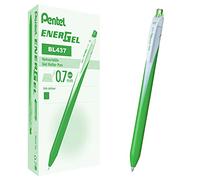 Pentel BL437 Energel Slim roller scatto 0,7 mm, verde chiaro 12 pz